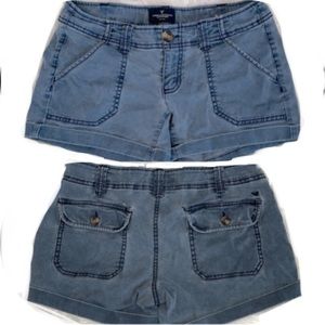 🌿AEO Cargo Twill Stretch MIDI 5” Low Rise